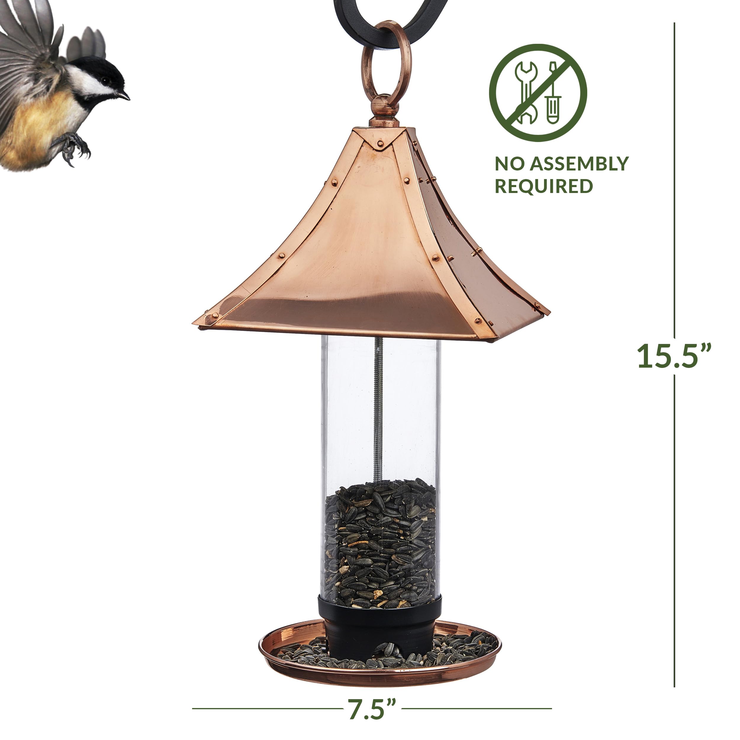 Amazon.com : Good Directions T01P Pagoda Style, Pure Copper Bird